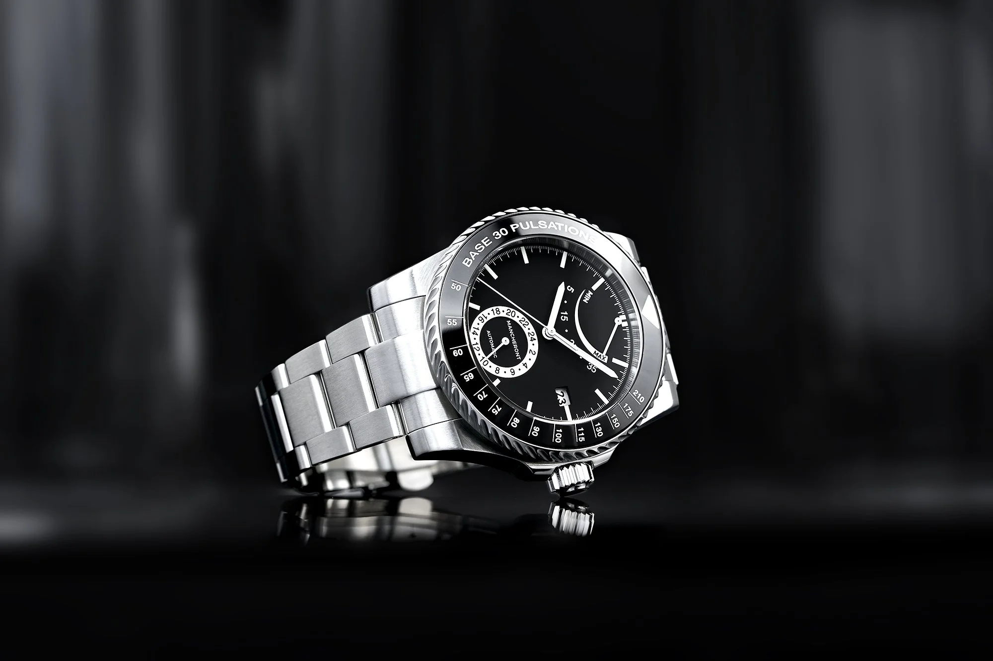 Pacer - 77000CN - Black Dial Men's Watch - Mancheront